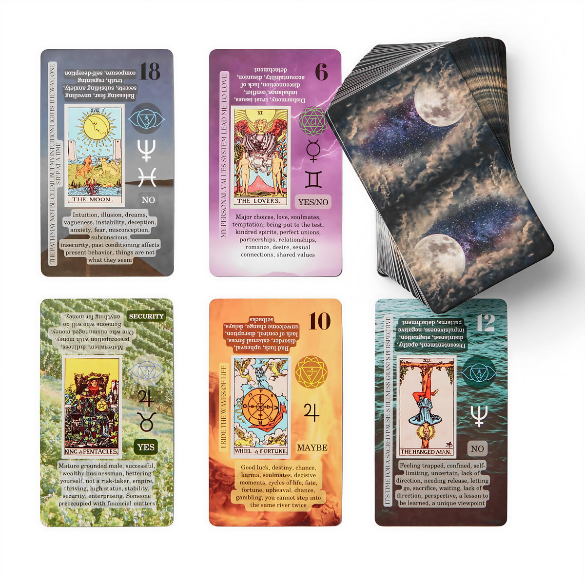 Witchy Cauldron tarot cards laid out for a beginner reading