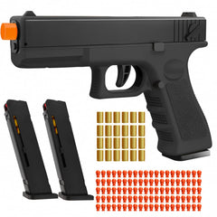 Witcrety soft bullet toy gun with shell ejecting for immersive play.