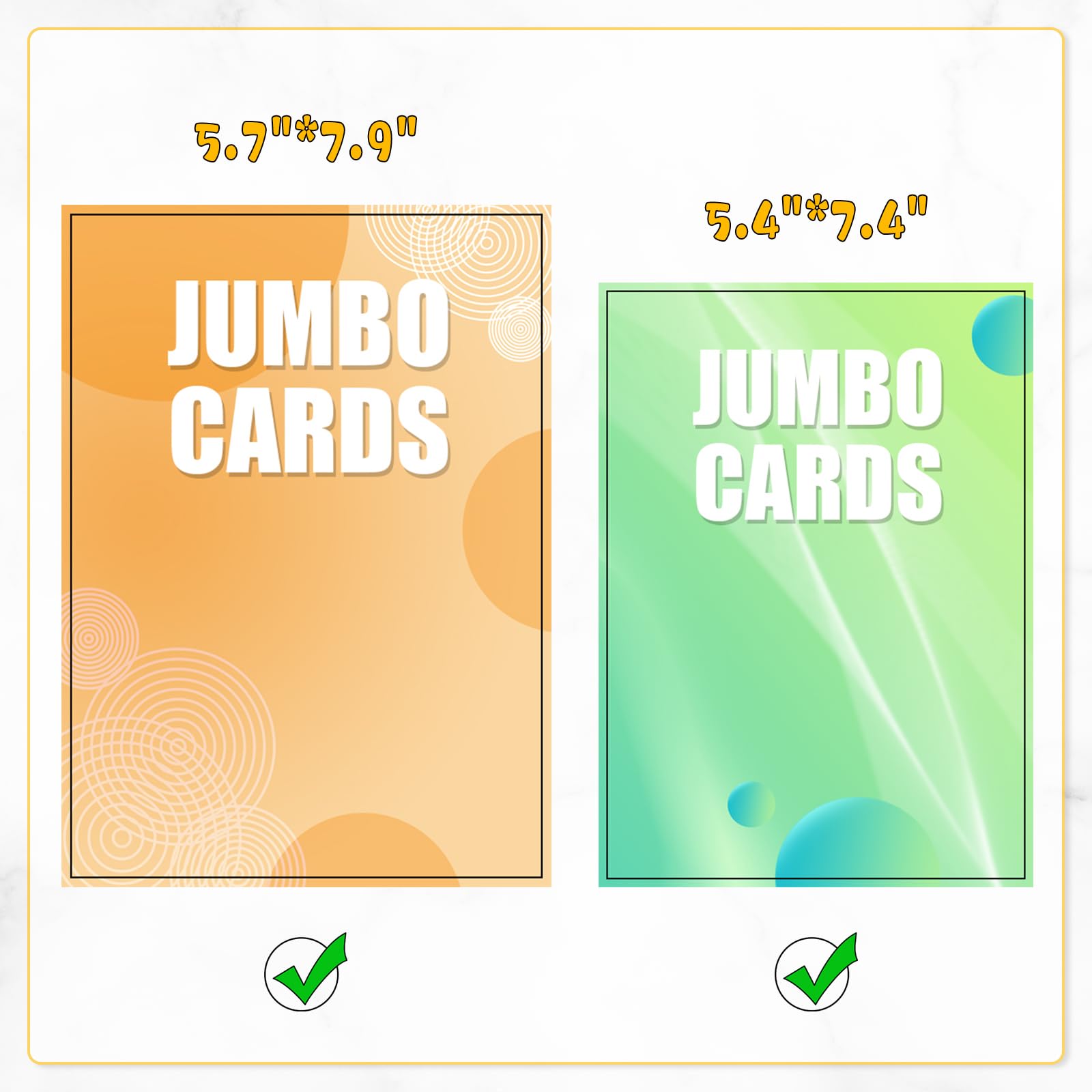 WITHYU 60-xl card storage layout stores oversized cards efficiently