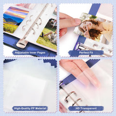 WITHYU photocard binder ultra-clear sleeves for easy viewing