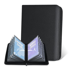 WITHYU jumbo card binder cover shows premium PU leather protection for cards