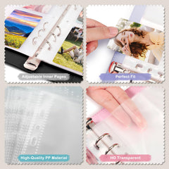 WITHYU ultra-clear sleeves inside view for easy card viewing.
