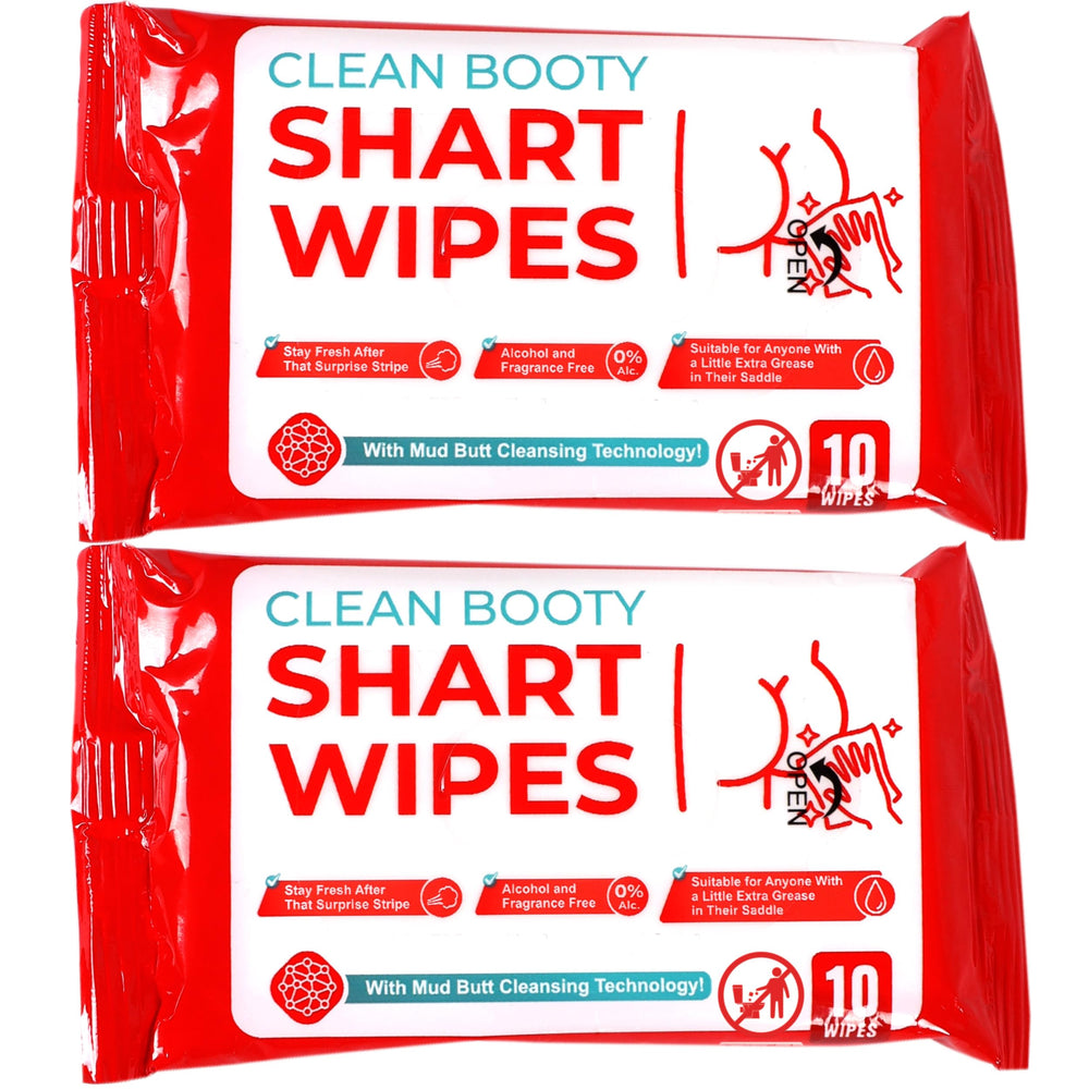 Witty Yeti Funny Shart Wipes 2-pack in a compact box for quick cleanups