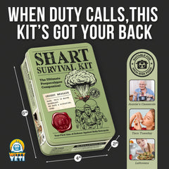 Witty Yeti instruction card detailing kit use.