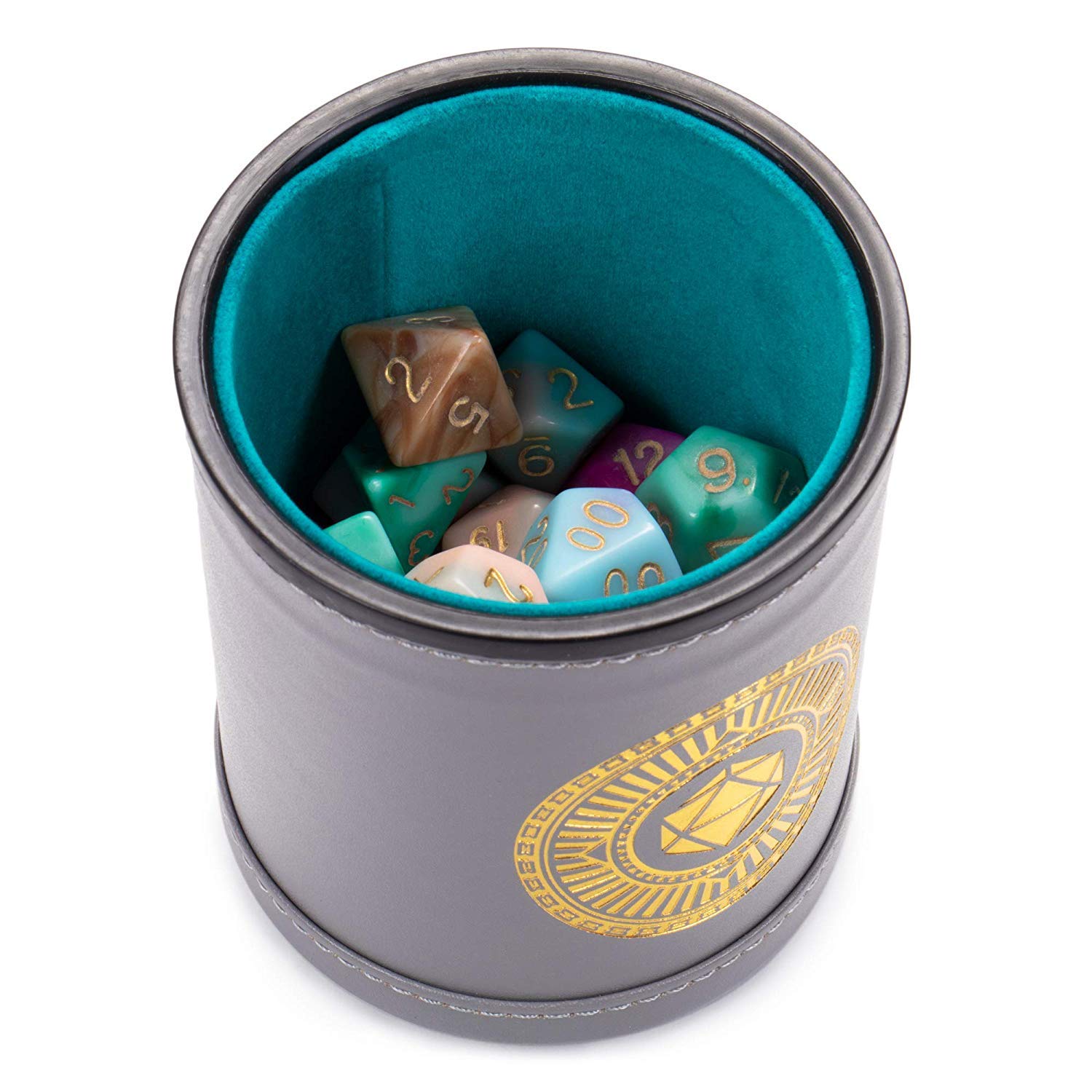 Wiz Dice seven-color sets offer visual variety to match your campaign mood.