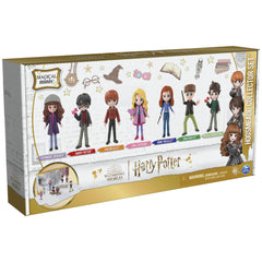 Wizarding World cardboard Hogsmeade playset backdrop for quick storytelling.