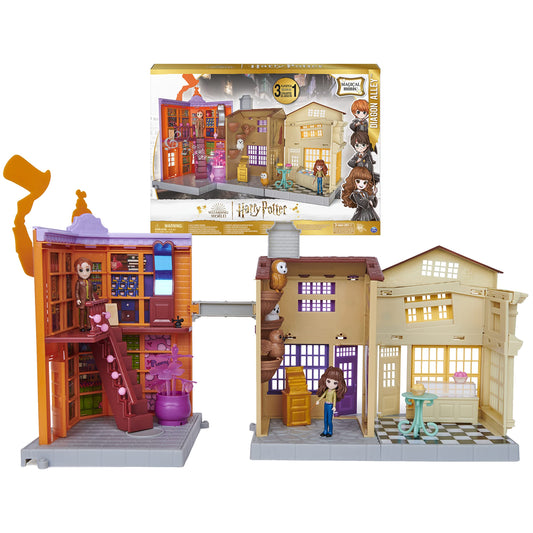 Wizarding World Diagon Alley display at Weasleys' Wizard Wheezes inspires imaginative play