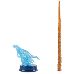 Wizarding World package includes wand, Patronus, and guide for easy setup.