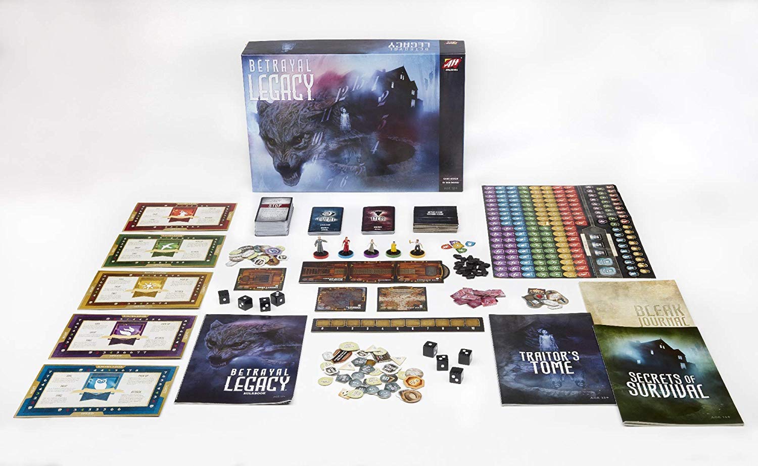 Betrayal Legacy player pieces highlight group dynamics during cooperative survival moments
