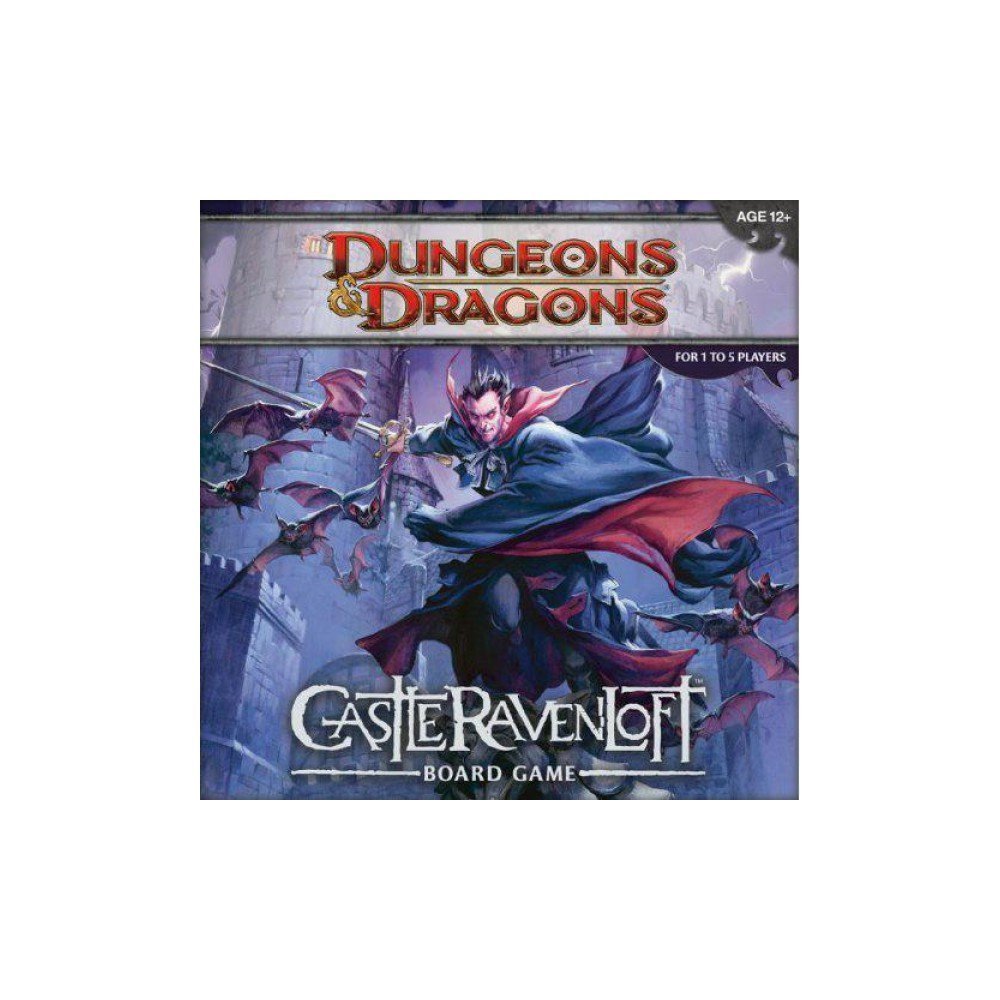 Wizards of the Coast Castle Ravenloft board game cover, cooperative fantasy play.
