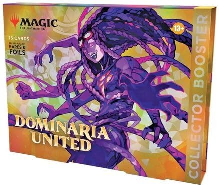 Wizards of the Coast Dominaria United Collector Booster Omega pack for premium card collection and trading