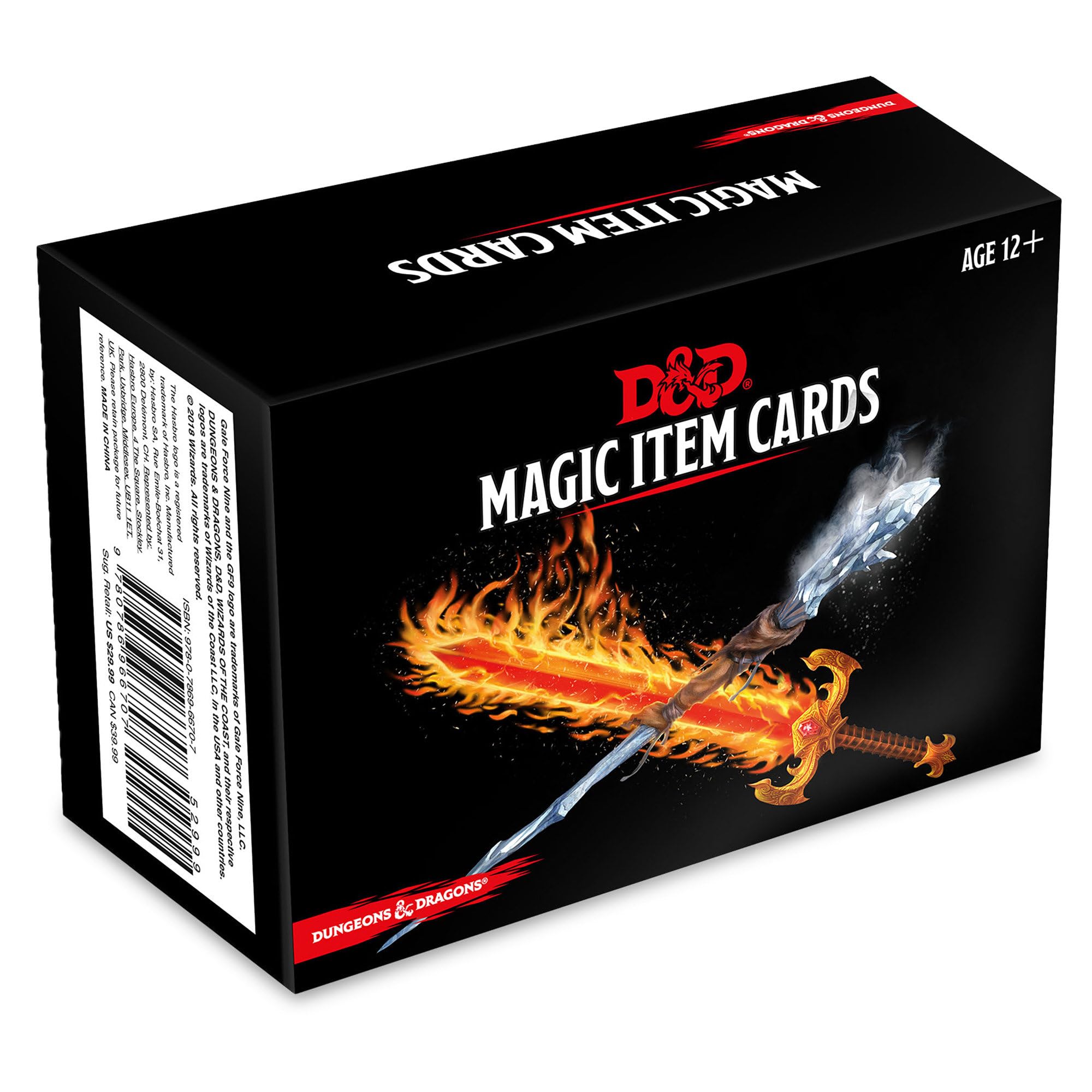 Wizards of the Coast Spellbook Cards magic items deck for quick treasure checks during sessions
