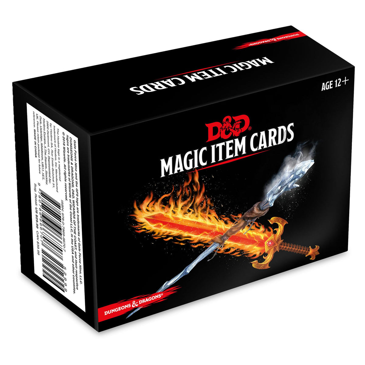 Wizards of the Coast Spellbook Cards magic items deck for quick treasure checks during sessions