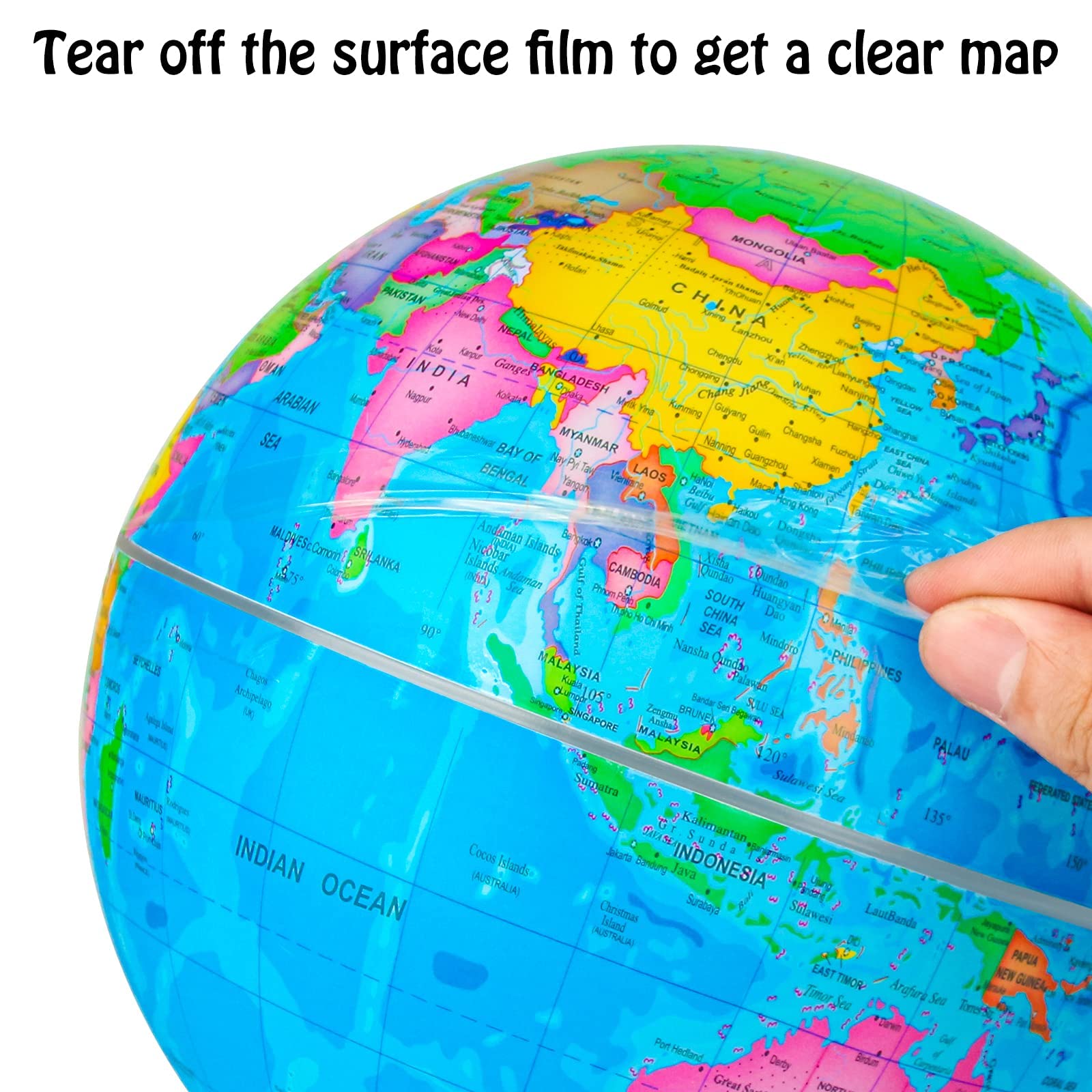 Wizdar desk or classroom decor globe for study and display.