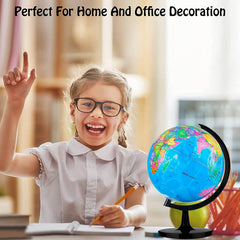 Wizdar globe kit includes clear DIY assembly instructions.