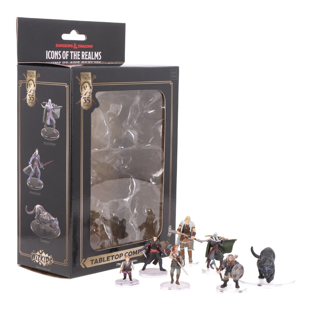 WizKids Drizzt Do'Urden figure ready for iconic D&D battles