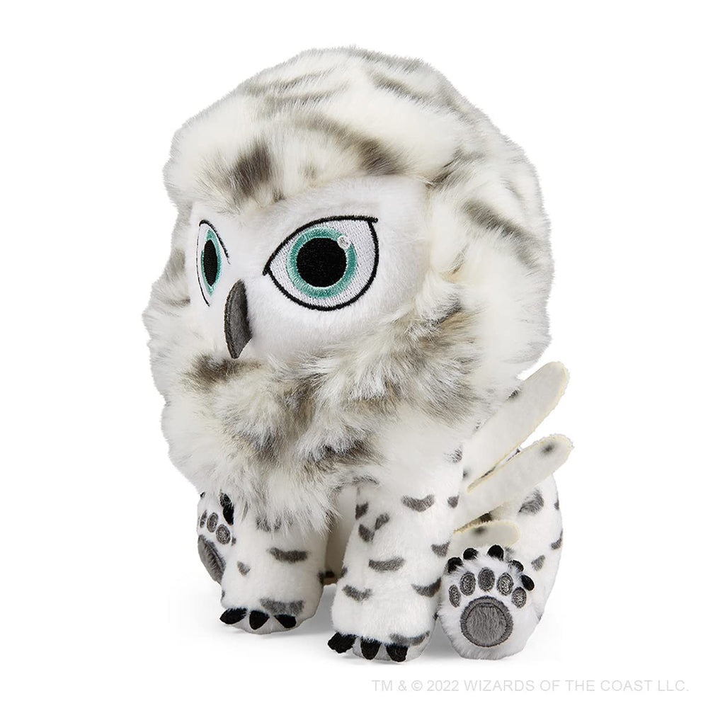 WizKids Owlbear Phunny Plush side view highlights plush texture for cozy hugs.