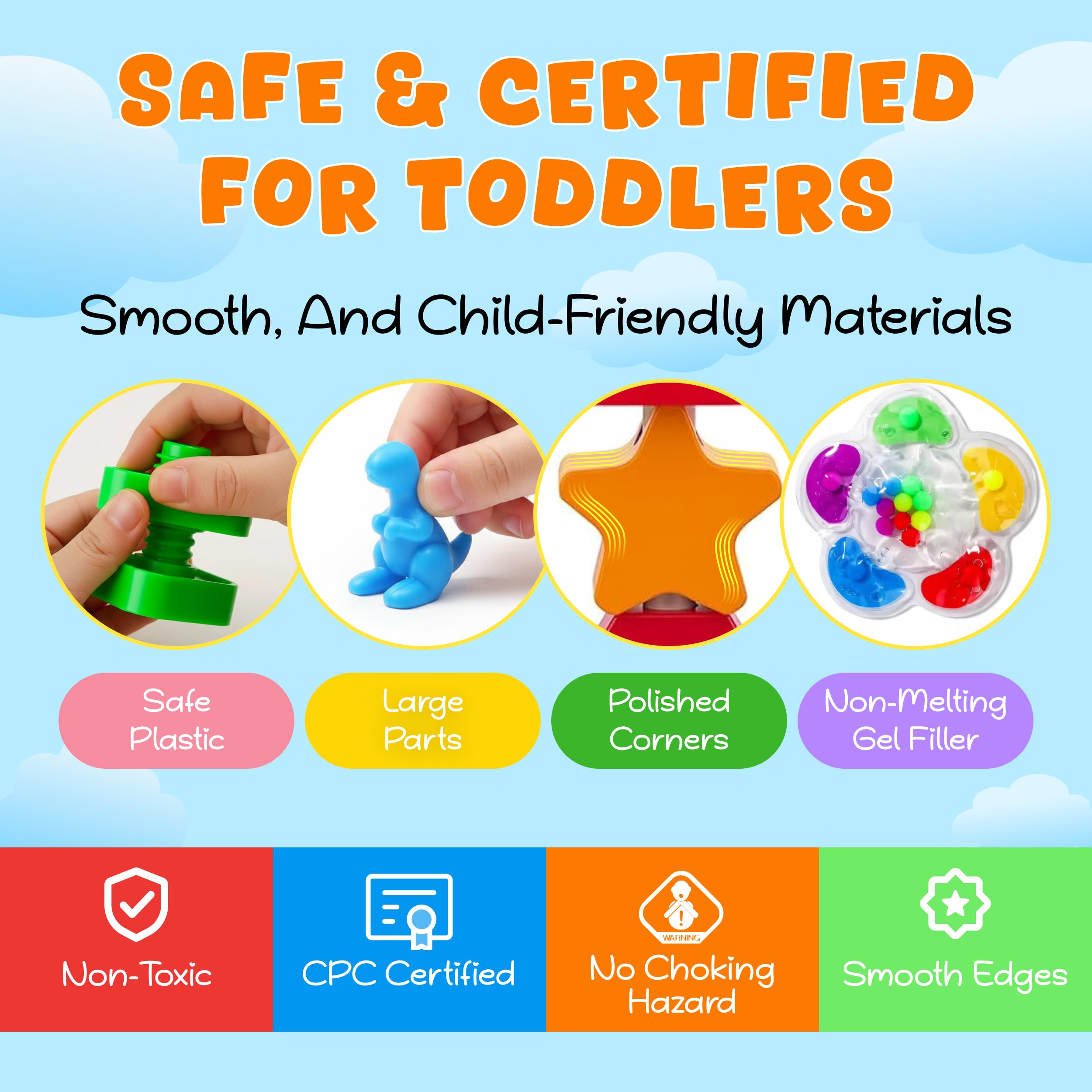 WIZZLY bolts and holes activity aids color-based matching