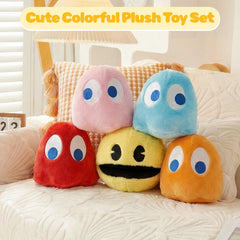 WjcnPac-Man plush with durable stitching for lasting everyday use.