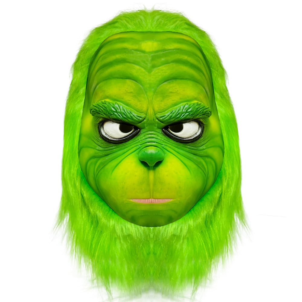 WJGHRH Christmas gloves with green monster mask for festive cosplay.