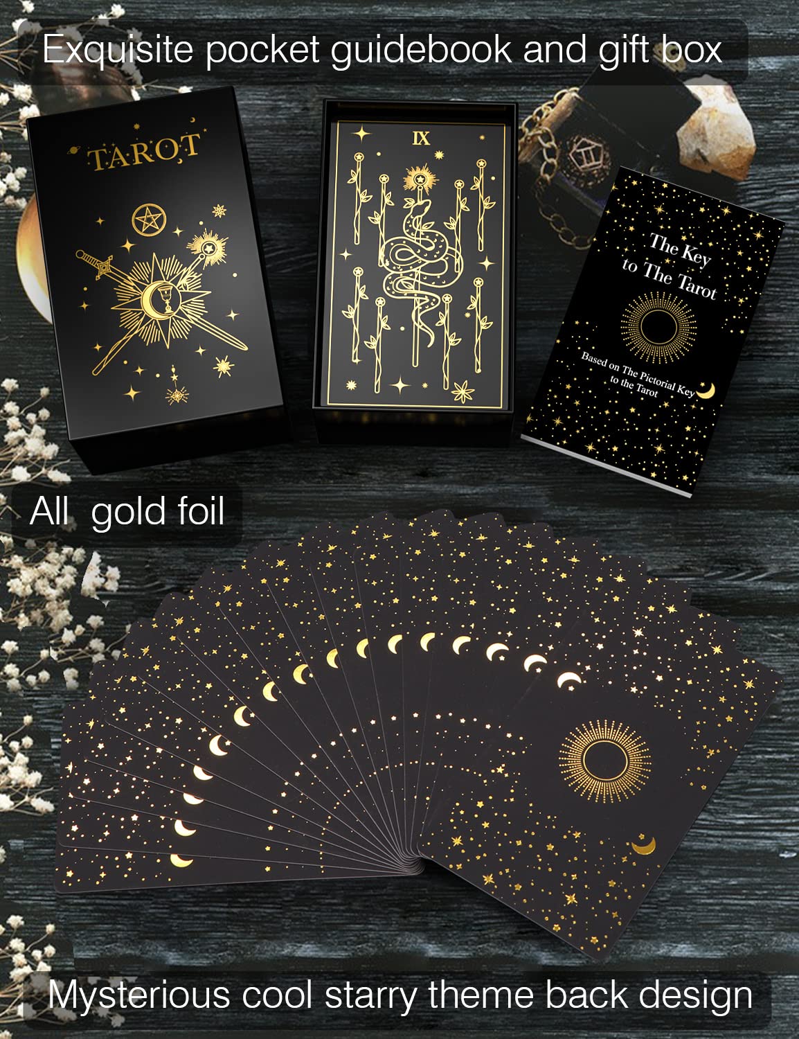 WJPC Tarot deck being shuffled for daily use
