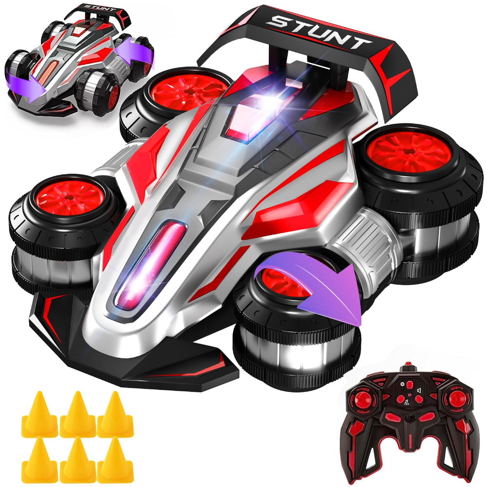 WJWMIRC 1:14 Drift RC car front view, vivid red design for dynamic racing.