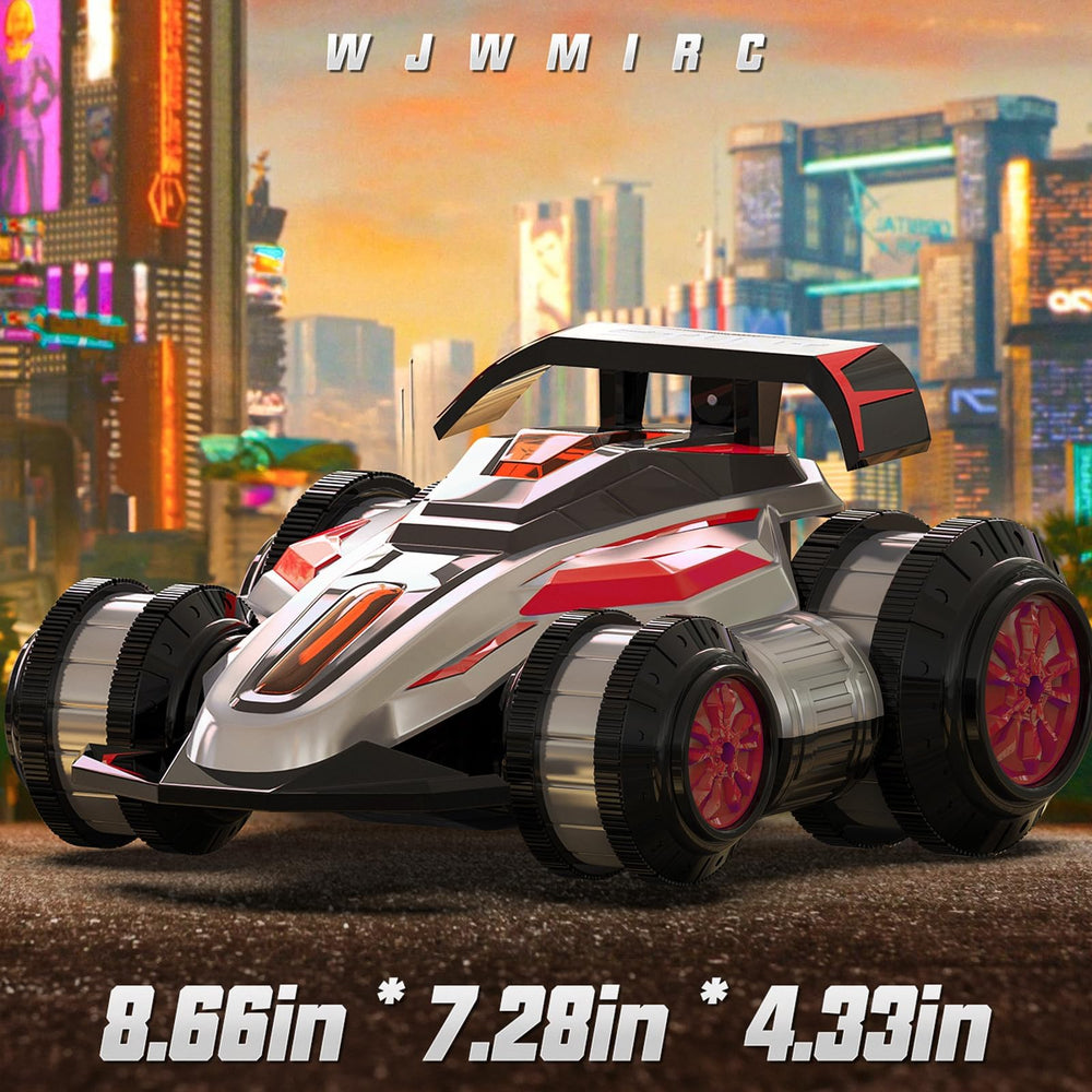 WJWMIRC upright-walking mode shot, highlighting stunts and upright control.