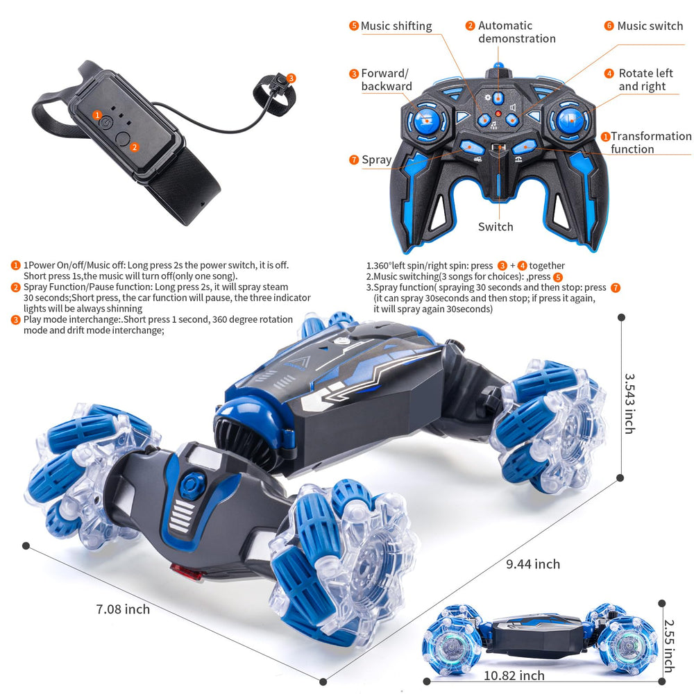 WJWMIRC two rechargeable batteries for extended playtime on demand.