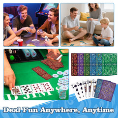 Wkchxd orange deck playing cards with sturdy stock and great grip