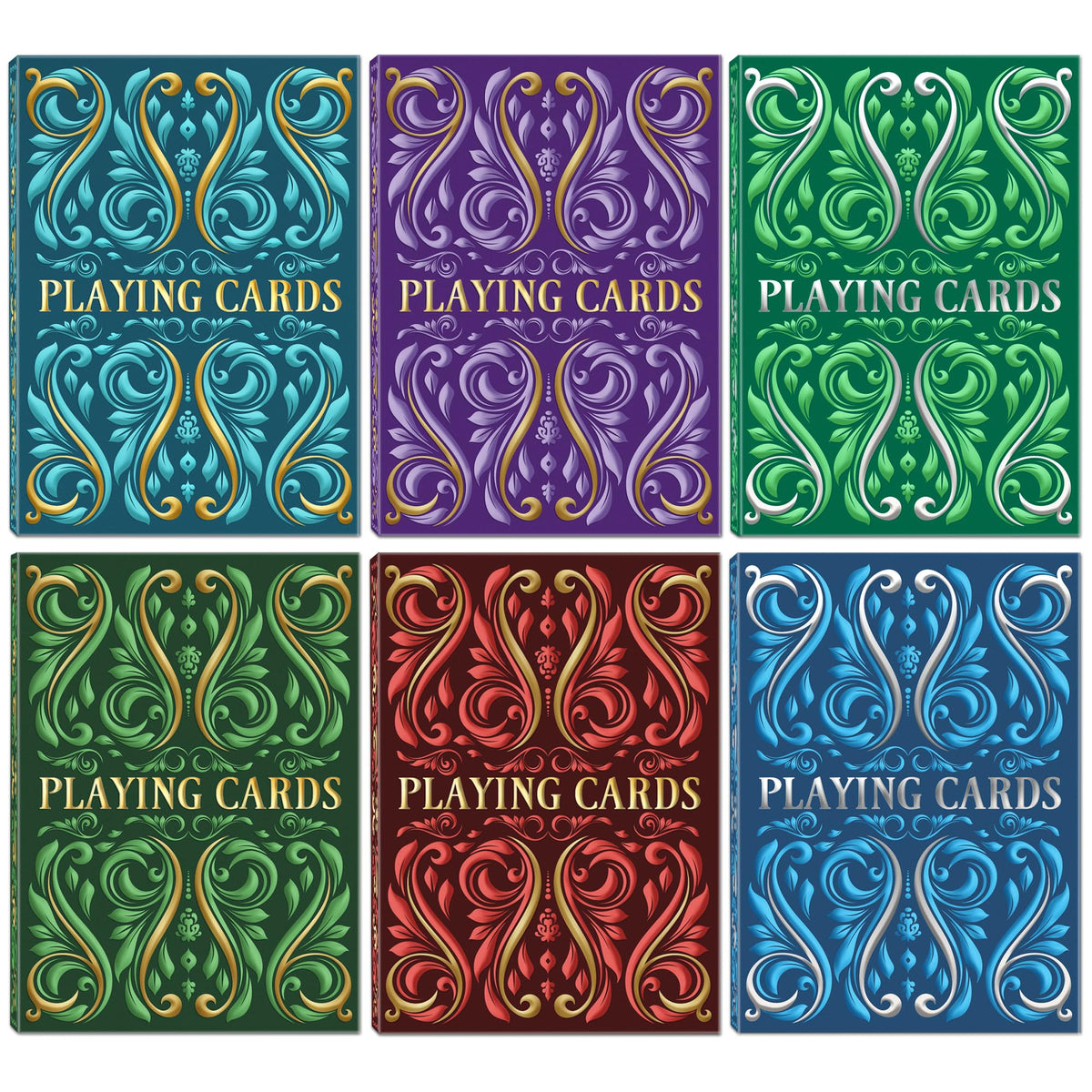 Wkchxd red deck playing cards for family game nights and travel