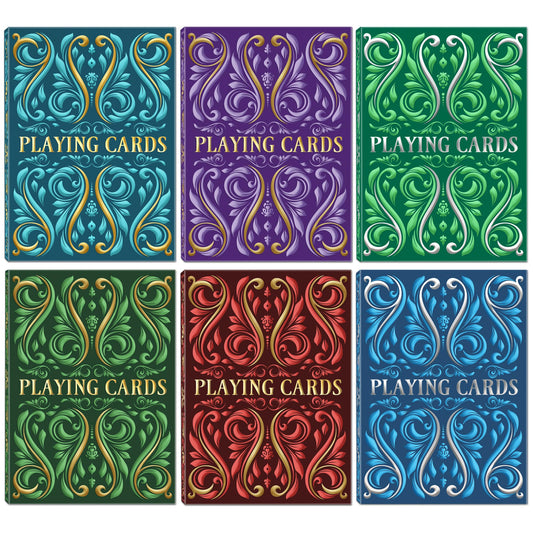 Wkchxd red deck playing cards for family game nights and travel