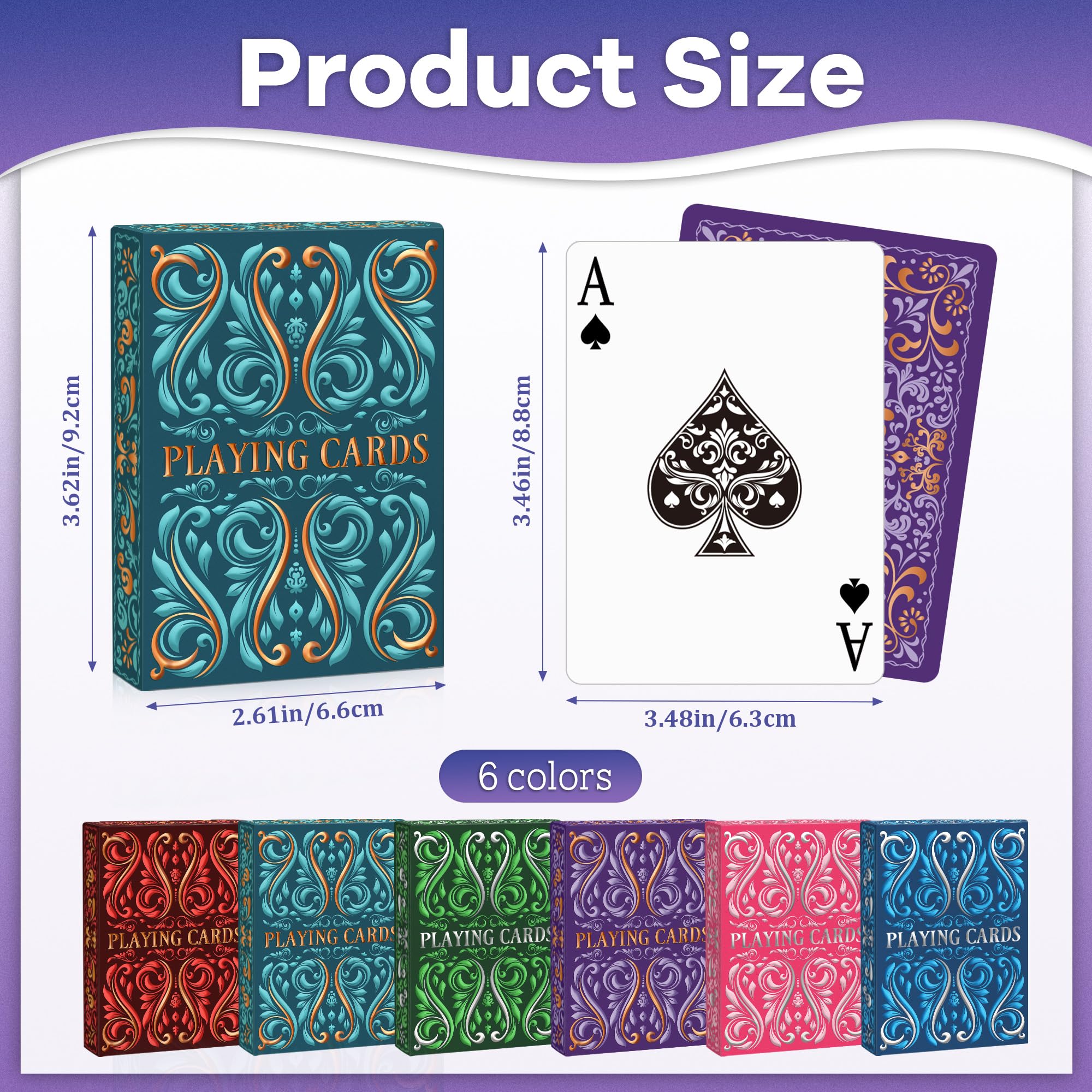 Wkchxd poker size standard index for easy readability