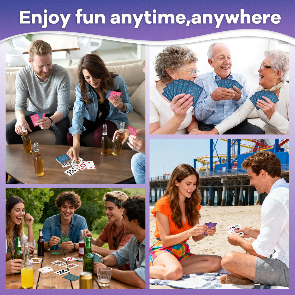 Wkchxd travel-friendly deck set for on-the-go fun