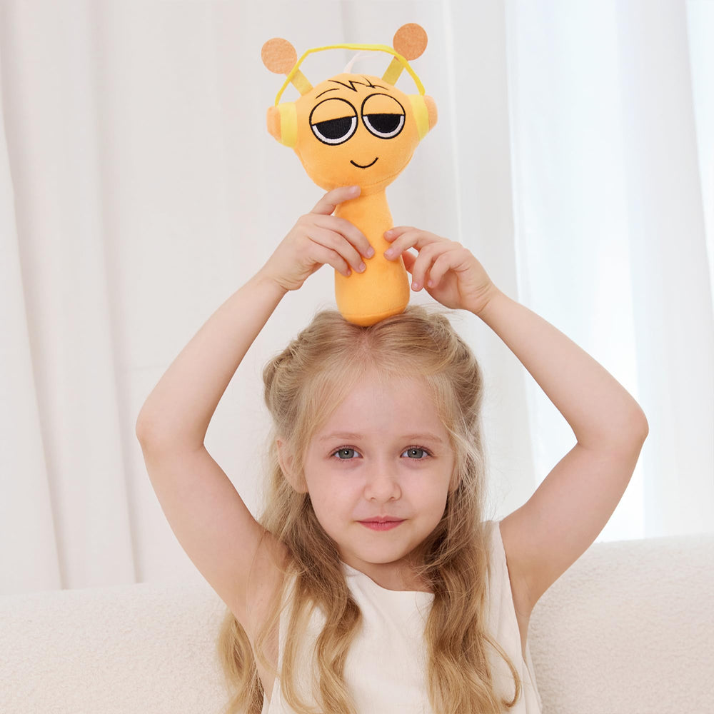 WMP Sprun travel-ready 9-inch plush, perfect for on-the-go fun.