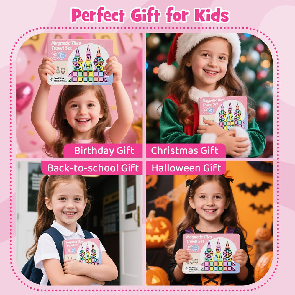WMXDU gift-ready magnetic tiles boxed for birthdays and holidays.