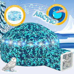 W&O Arctic Camo Aerodome with LED lights for magical nighttime play
