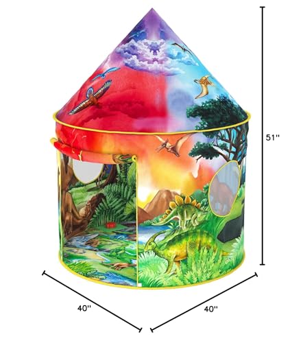 Gift-ready W&O Dinosaur Discovery Tent for dinosaur lovers
