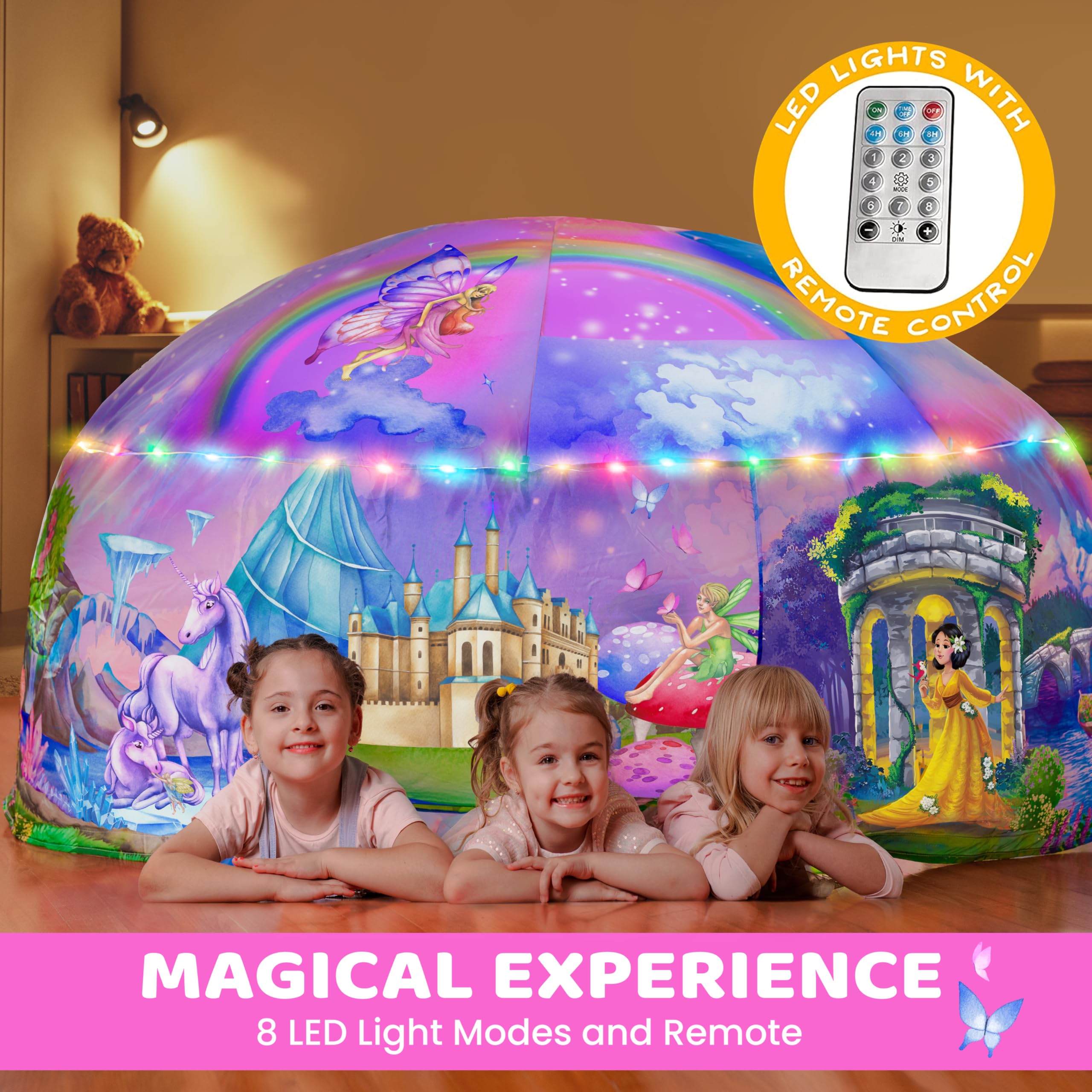 W&O Enchanted Aerodome bottom weights keep the castle grounded