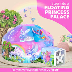 W&O Enchanted Aerodome spacious dimensions: 236-inch circumference, 57-inch height