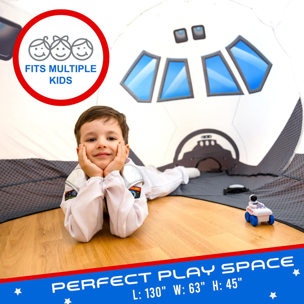 W&O Space Explorer Aerodome bottom weights keep the structure grounded