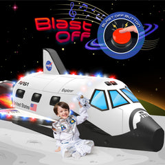 W&O Space Explorer Aerodome with LED lights brightens indoor playtime