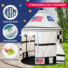W&O Space Shuttle Explorer tent suitable for indoor and outdoor play sessions.