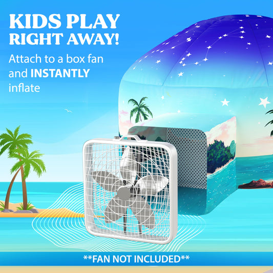 W&O Starlit Oasis LED modes provide mood lighting for playtime.
