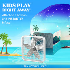 W&O Starlit Oasis LED modes provide mood lighting for playtime.