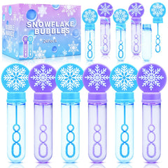 Wobeny snowflake bubble wand collection for kids, festive playtime and easy handling.
