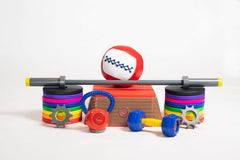WOD Toys Barbell Mini packaging with all components