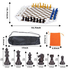 WodGod 64 colorful chess pieces for vibrant game experiences