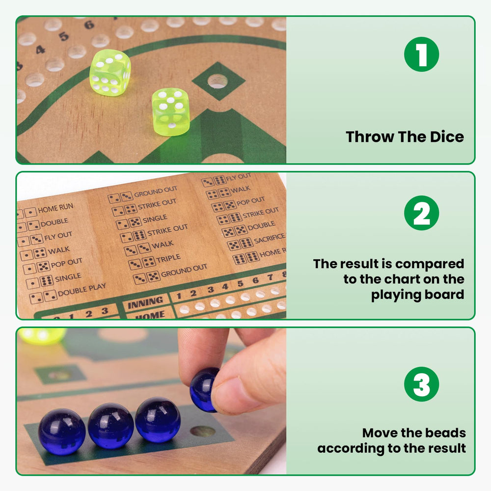 WodGod Baseball Board Game storage bag for easy transport and tidy after play.