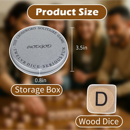 WodGod Crossword Dice Set used in multiplayer game for social word-building fun.
