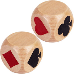 WodGod double trump marker dice in wood show trump color clearly for easy gameplay.